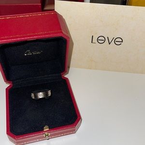 LOVE RING, 3 DIAMONDS WHITE GOLD, DIAMONDS